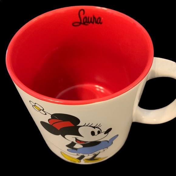 Disney Minnie Mouse Personalized Name Large Mugs - Picture 4 of 14